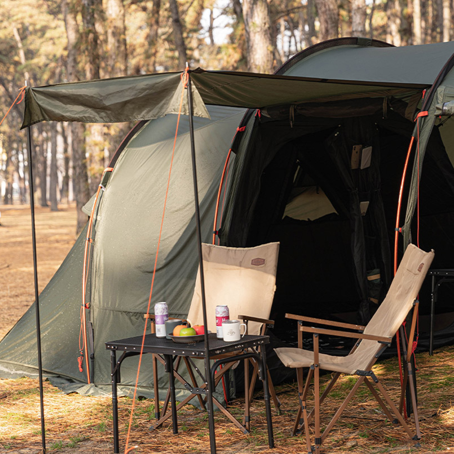 코베아 4인용 캠핑 텐트 고스트 플러스 카키 KECP9TO-01KH 이너텐트 그라운드시트 루프 포함